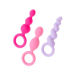 Satisfyer Booty Call – набір анальних пробок, 3 шт. (різнокольорові) 14