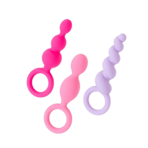 Satisfyer Booty Call – набір анальних пробок, 3 шт. (різнокольорові)