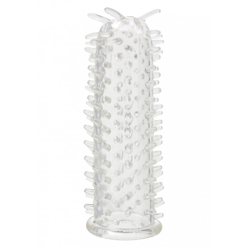 Насадка на пеніс с шипами Toy Joy Seduction Sleeve Clear 6