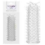 Насадка на пеніс с шипами Toy Joy Seduction Sleeve Clear 8