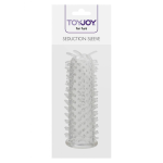 Насадка на пеніс с шипами Toy Joy Seduction Sleeve Clear 9