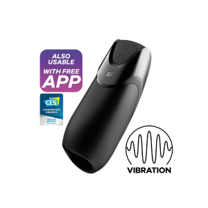 Мастурбатор Satisfyer Men Vibration+ з керуванням через додаток