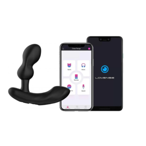 Lovense Edge 2 – смарт масажер простати з регульованим кутом, 9.1×3.5 см